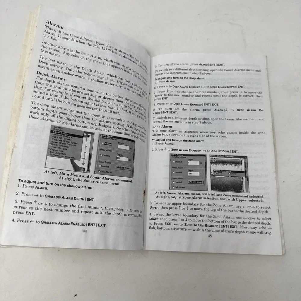 Lowrance X125 X126DF X135 X136DF Fish Finding & Depth Sounding Operations Manual